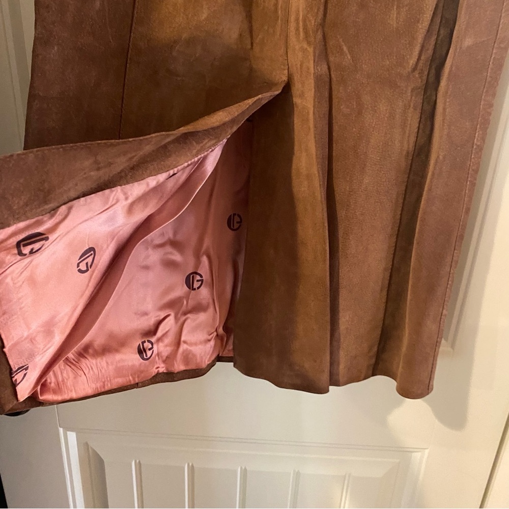 Genuine Suede Skirt - Picture 4 of 7